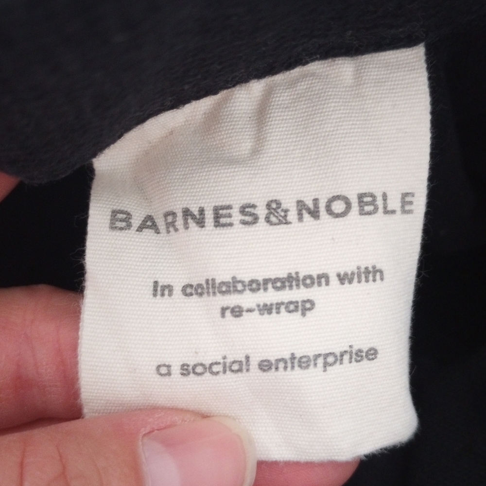 Barnes And Noble Book Bag Black & Gold - Picture 8 of 8